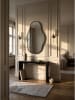 KADIMA DESIGN Wandspiegel Asymmetrisch 40x80 cm Metall Design Hängespiegel ,