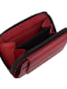 Greenburry Destressed Geldbörse RFID Schutz Leder 13.5 cm in deep red