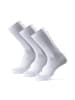 DANISH ENDURANCE Sportsocken Lange Fahrradsocken in White/Black