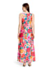Vera Mont Blumenkleid mit Print in Yellow/Pink