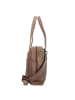 Plevier Pure Schultertasche Leder 43 cm Laptopfach in taupe