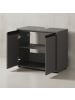 KADIMA DESIGN Badmöbel Set 3-tlg. Waschbeckunterschrank, Badschrank in Graphit