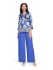 Betty Barclay Schlupfbluse mit Blumenprint in Dunkelblau/Blau