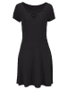 LASCANA Sommerkleid in schwarz