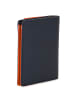 MYWALIT Geldbörse Leder 10 cm in black-orange