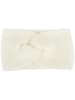 styleBREAKER Strick Stirnband in Creme-Weiß