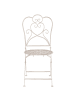 Beliani 2er-Set Gartenstuhl TRIESTE in Beige