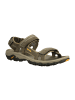 Teva Hudson Ledersandalen Grau
