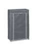 relaxdays Schuhschrank "Stoff" in Anthrazit - (B)60 x (H)90 x (T)30 cm