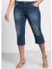 sheego 3/4-Jeans in blue denim