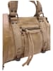 FREDsBRUDER Handtasche Whipstitch Soul Bowling Bag in Dark Sand