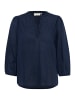 Kaffe Langarm-Bluse KAsjila Regular fit in Midnight Marine