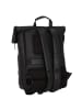 Jost Stockholm Rucksack Leder 45 cm Laptopfach in schwarz