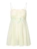 Linga Dore Linga Dore Babydoll in Canary green