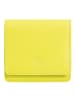 DuDu Flores Geldbörse Leder 10 cm citrus yellow