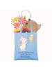 Mr. & Mrs. Panda Tote Bag Maus Dart spielen mit Spruch in Sky Blue