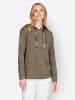 Heine Sweatshirt in khaki