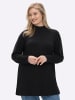 sheego Longpullover in schwarz