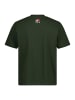 JP1880 Kurzarm T-Shirt in dunkelgrün