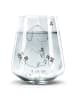 Mr. & Mrs. Panda Tumbler Glas Hund Kleeblatt ohne Spruch in Transparent