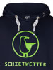 SCHIETWETTER SCHIETWETTER Hoodie Logoprint Michael in navy/lime