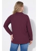 Ulla Popken Poloshirt in burgunder