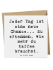 Mr. & Mrs. Panda Klappkarte Spruch Motivation und Kaffee mit Spruch in Weiß