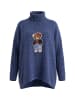 MIAMODA Rollkragenpullover in dunkles marine