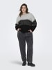 ONLY Carmakoma Strickpullover in Light Grey Melange