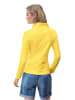Heine Langarm-Poloshirt in gelb