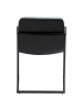 ebuy24 Esszimmerstuhl Bounce Schwarz 2er Set