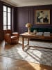 KADIMA DESIGN Teppich Kurzflor waschbar AFTON skandinavisch Wohnzimmer Diele in Natur-Grün