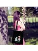 Mr. & Mrs. Panda Uni Tasche Einhorn Schneemann ohne Spruch in Schwarz