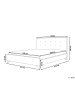Beliani Doppelbett AMBASSADOR in Schwarz - (W) 152 x (H) 106 x (L) 216 cm