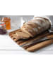 TEAKHAUS Brotschneidebrett aus Teakholz ESSENTIALS, 41 x 28 x 1.4 cm