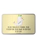 Mr. & Mrs. Panda Geschenkbox Robbe Sherlock mit Spruch in Gelb Pastell
