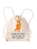 Mr. & Mrs. Panda Gymtasche Fuchs Lord mit Spruch in Creme