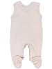 TupTam Baby Mädchen Strampler mit Fuß 3er Pack in beige/weiß