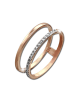 GoldDream 333 Rosegold - 8 Karat Damen Ringe Fingerring  54 (17,2)