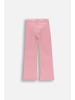 Coccodrillo Stoffhose mit weitem Bein in rosa