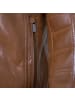 JILANI Lederjacke Lammnappa in Cognac