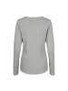 IDENTITY T-Shirt elegant in Grau meliert