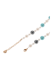 IZIA Women Necklace in Rose Gold White