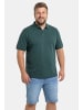 Men Plus Poloshirt in dschungel grün
