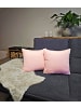 JACK 2er Set Teddy Flausch Kissen 45x45cm in Rosa