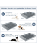 COSTWAY Orthopädisches Hundebett groß in Grau