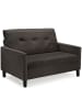 tectake Sofa Viborg, 121,5 x 77 x 91 cm, grau