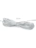 relaxdays 2x LED-Dekokugel in Silber