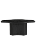 home24 Massiver Couchtisch Unique in Schwarz
