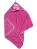 Playshoes Badetuch "Frottee-Kapuzentuch Flamingo" in Pink